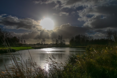 Het was nog al raar weer de ene moment prachtig weer het andere moment bewolkt geprobeerd dat samen te brengen op een foto .