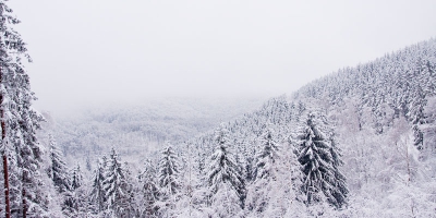 Tijdens een weekend winterkamperen in de Harz kom je veel mooie landschappen tegen.