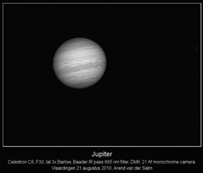 Beste fotografen,

Na een lange tijd te hebben stilgestaan heb ik gisteren weer mijn eerste jupiter opname gemaakt.

Bedankt voor het kijken