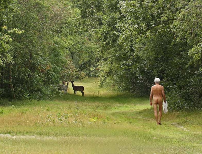 Samen met Ben van Aken heerlijk door dit prachtige gebied gestruind.....We zagen deze Damherten in opperste verbazing (of was het bewondering) naar deze meneer kijken....Maar ja, ZIJ zagen dan ook de voorkant ;-)