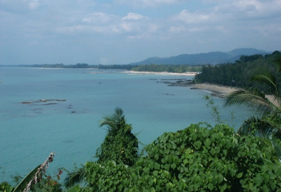 uitkijk punt  khao lak voor de tsoenami