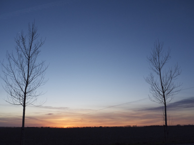 Even een stukje Emmeloord uit om op landweggetje wat foto's te maken