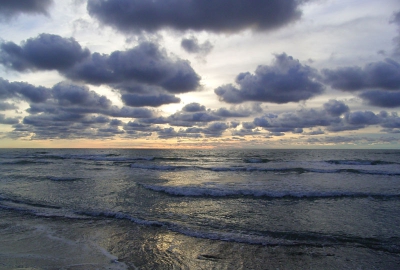 Een beetje oude foto, van vorig jaar nog. Deze heb ik gemaakt tijdens een strandwandeling. We stonden hier op een camping, om de volgende dag de boot naar Noorwegen te nemen.