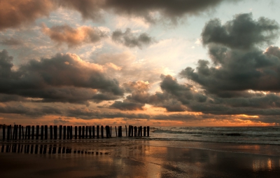 Deze foto heb ik gemaakt aan het einde van een heel erg mooie fotodag op het strand van Bergen aan Zee