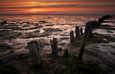 Een avond weg te fotograferen richting het wad, het plan stond op het Lauwersmeer gebied maar we zijn doorgereden naar Wierum , Nadat de zon de juiste positie had aangenomen was het genieten... Prachtwereld.