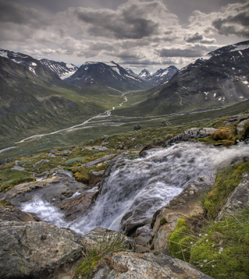 Genomen tijdens de wandeling vanuit Spiterstulen (nabij Lom) naar de hoogste berg van Noorwegen: Galdhpiggen