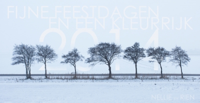 Fijne feestdagen toegewenst en de beste wensen allemaal voor 2014! Vooral goed gezond blijven zodat jullie, net als ik, weer lekker buiten kunnen spelen. Ik wens jullie ook veel sneeuw en dit soort winterse "narigheid" zodat we nog veel mooie plaatjes kunnen maken.