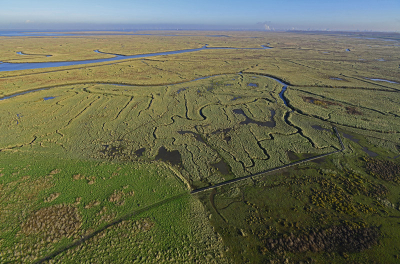 Door middel van een drone op een hoogte van 140 m. Met windkracht 4. Mijn drone is er klaar voor. Manu