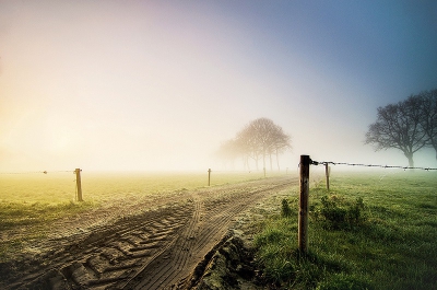 Op een heerlijke ochtend met mist voor het werk op nog even een rondje gereden.