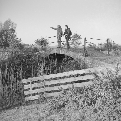 Vanaf statief met de Zeiss Ikon Nettar II op Ilford FP4