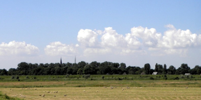 Heldere licht bewolkte zomerdag.

Foto is uit de hand gemaakt.