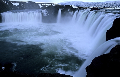 Een opname van de Godafoss op IJsland.