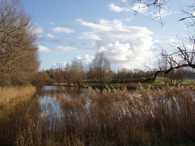 Een schitterende dag met veel wolken. En later ook een hagelbui.