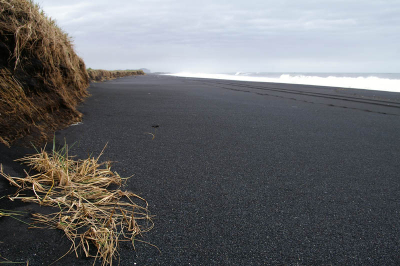 Erosie aan de kust.