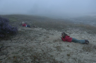 Vanmorgen mochten we weer vroeg met papa mee (mijn nichtje en ik). En we hadden totaal geen moeite om vroeg op te staan. Toen papa ons riep om 5:15 zaten we al klaar met de jas aan!
Eerst was het nog wat mistig, maar later werd het beter en zijn we ook nog bij het Vogelfestival geweest.

Gr,
Dieke