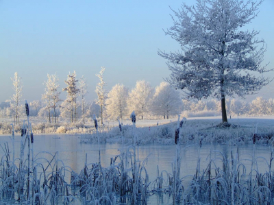 Golfbaan Anderstein op zaterdag ochtend. Ik heb de golfbaan nog nooit zo mooi gezien.
