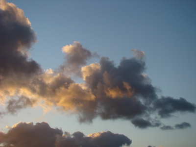 De zonsondergang leverde, vond ik, een mooi plaatje op