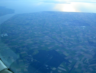 Het mozaek-veld van Urk en Noordoostpolder.